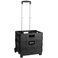 pavo Klapp-Transportkarre mit Klappbox, Tragkraft: bis 25 kg