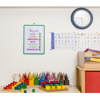 djois by tarifold Hängesichttafel, DIN A4 hoch, rot