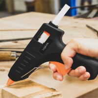 LogiLink Heißklebepistole, 20 Watt, schwarz orange