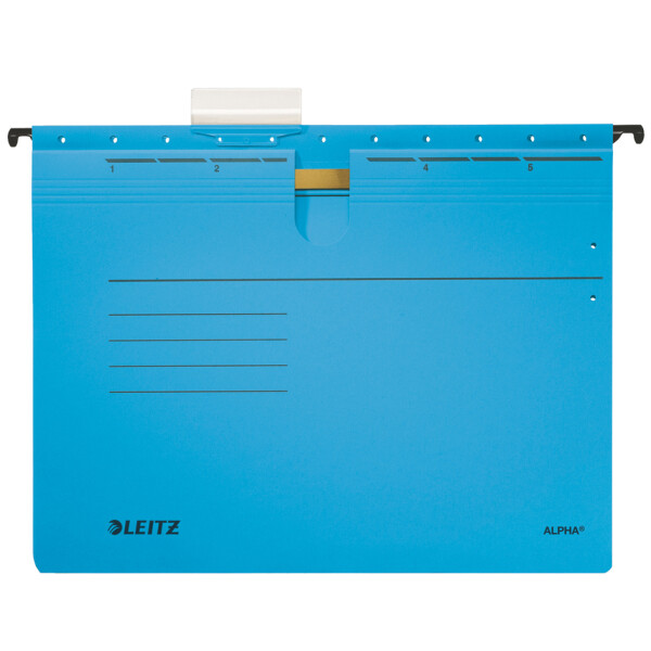 LEITZ ALPHA Hängehefter, A4, kaufmännische Heftung, grau