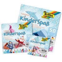 folia Faltblätter KINDERSPASS, 100 x 100 mm, 50 Blatt