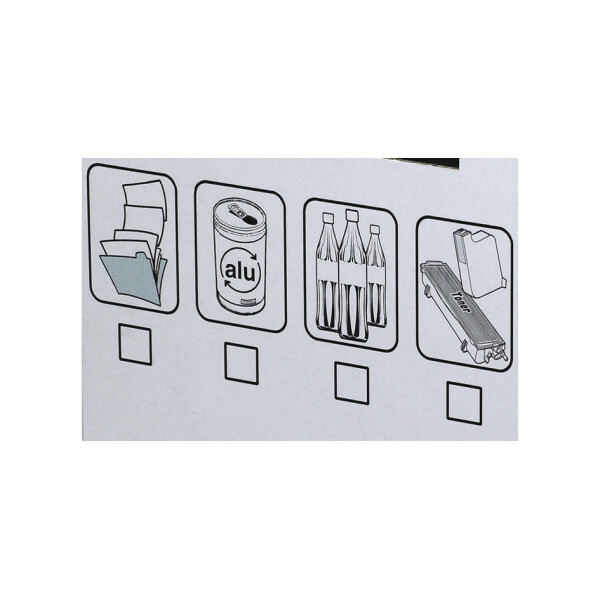 Fellowes BANKERS BOX SYSTEM Recycling-Behälter, weiß