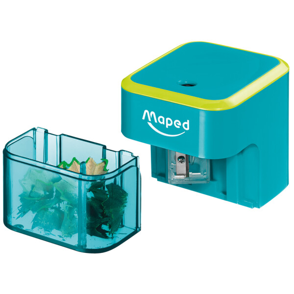 Maped Elektrischer Spitzer, türkis apfelgrün