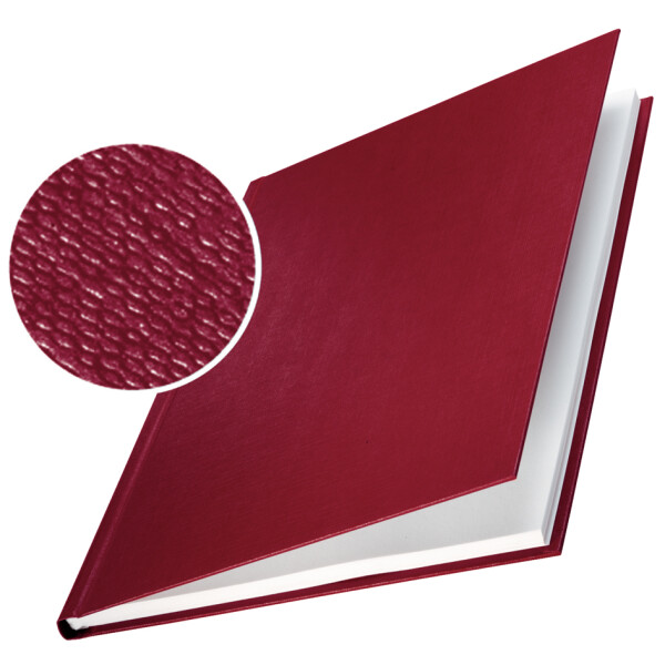 LEITZ Buchbindemappe impressBind, A4, 7 mm, bordeaux, Hard