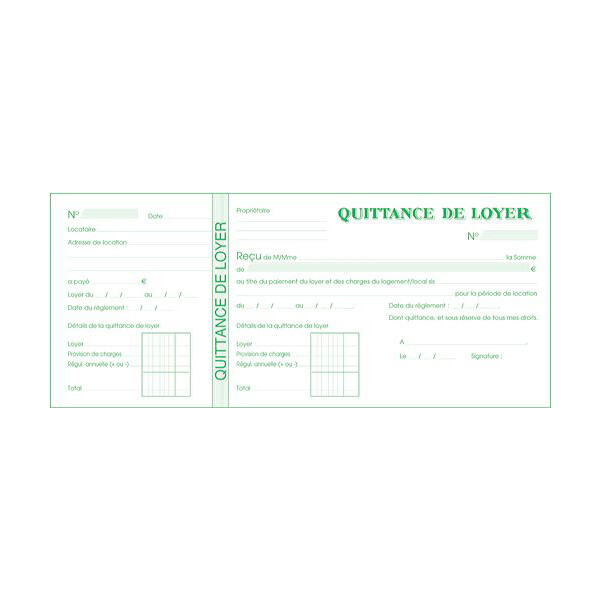 EXACOMPTA Rechnungsbuch für Mietvertrag, 50 Blatt