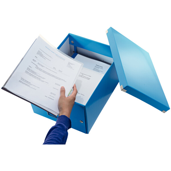 LEITZ Ablagebox Click &amp; Store WOW, DIN A4, violett