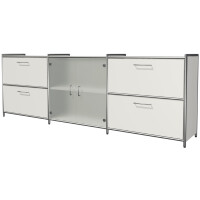 kerkmann Sideboard ARTLINE, 2 Ordnerhöhen + 4...