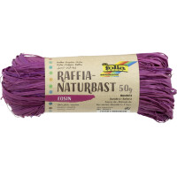 folia Raffia-Naturbast, 50 g, eosin