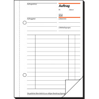 sigel Formularbuch "Auftrag", A5, 3 x 40 Blatt, SD