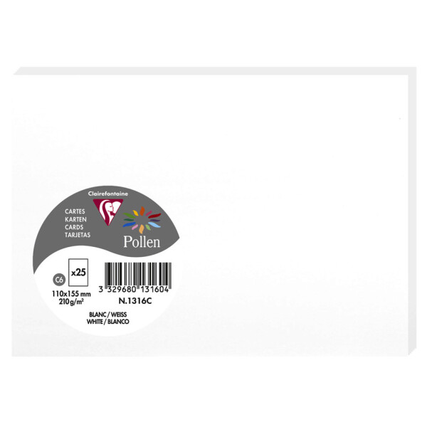 Pollen by Clairefontaine Karte C6, sonne