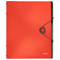 LEITZ Ordnungsmappe Solid, DIN A4, PP, 6 Fächer, hellgrün