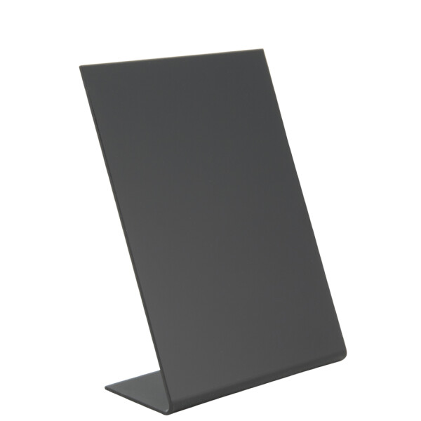 Securit Tischaufsteller L-SHAPE, DIN A7, schwarz
