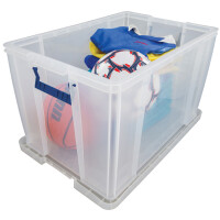 Fellowes Aufbewahrungsbox ProStore, 85 Liter, transparent