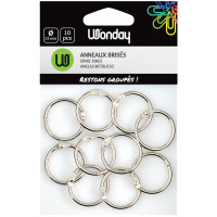 Wonday Verbindungsringe, Durchmesser: 30 mm, aus Metall