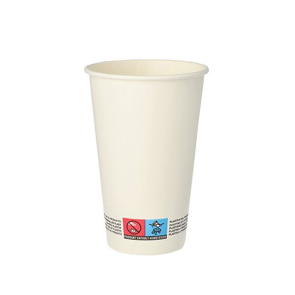 STARPAK Papp-Trinkbecher, 0,3 l, wei&szlig;