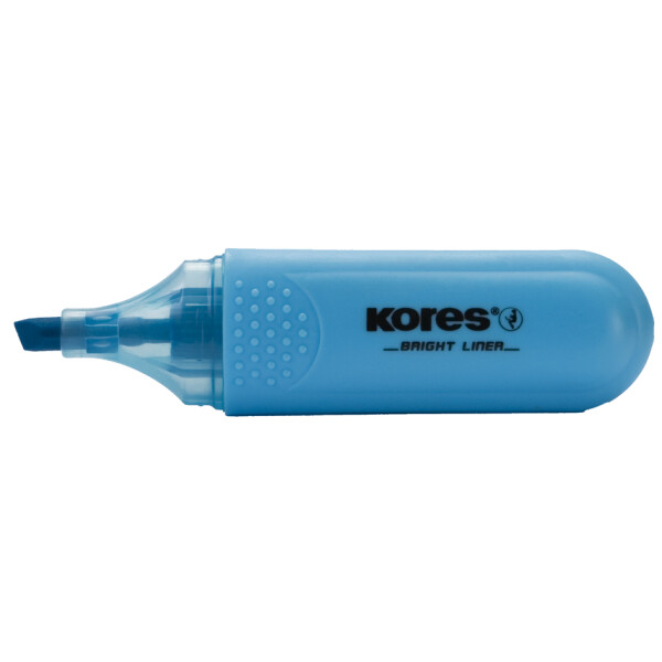 Kores Textmarker "BRIGHT LINER", Farbe: blau