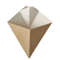 PAPSTAR Pommes-Frites-Spitztüte "pure",...