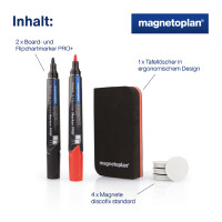 magnetoplan Whiteboard Starter-Kit, für Weißwandtafeln