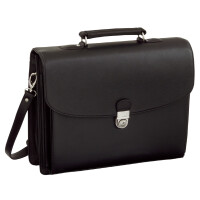 Alassio Aktentasche "FORTE", Lederimitat, schwarz