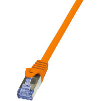 LogiLink Patchkabel, Kat. 6A, S FTP, 0,5 m, pink