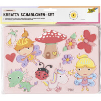 folia Kreativ-Schablonen "Zoo"