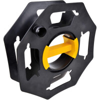 cartrend Handkabeltrommel, aus Kunststoff, schwarz