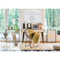 FRANKEN Weißwandtafel U-Act! Line, lackiert, 600 x 400 mm