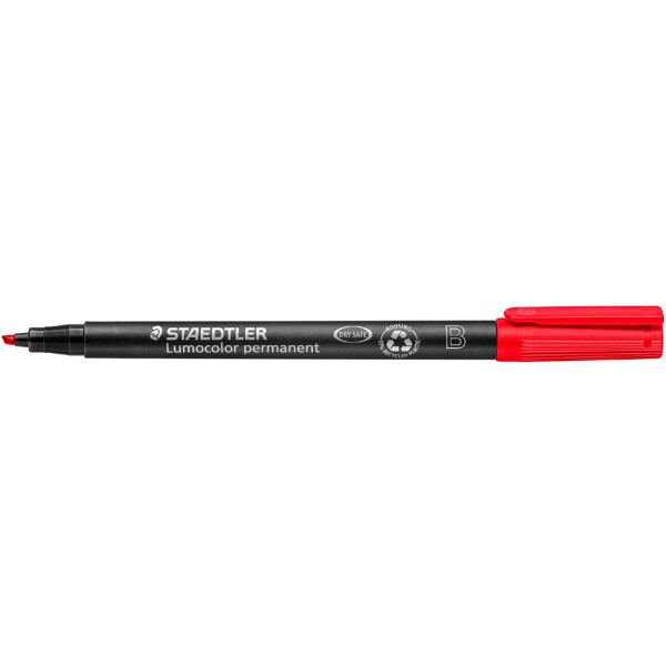 STAEDTLER Lumocolor Permanent-Marker 314B, rot