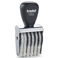 trodat Ziffernstempel, 6-stellig, Abdruckmaße: 5 x...