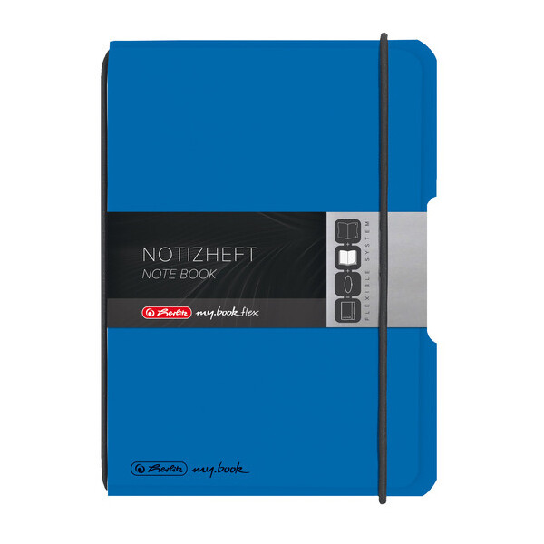herlitz Notizheft my.book flex, A6, PP-Cover, transparent