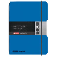 herlitz Notizheft my.book flex, A6, PP-Cover, transparent