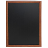 Securit Kreidetafel UNIVERSAL, mit Holzrahmen, dunkelbraun