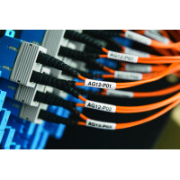 DYMO XTL Schriftband Vinyl, schwarz weiß, 54 mm x 7 m