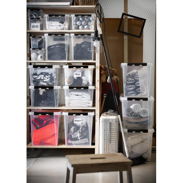 smartstore Aufbewahrungsbox CLASSIC 31 L, Clips: weiß