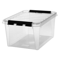 smartstore Aufbewahrungsbox CLASSIC 31 L, Clips: weiß