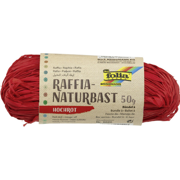 folia Raffia-Naturbast, 50 g, königsblau