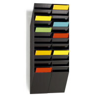 DURABLE Wand-Prospekthalter-Set "FLEXIBOXX 12", A4