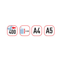 herlitz Sammelbox easy orga to go, DIN A4, apfel opak