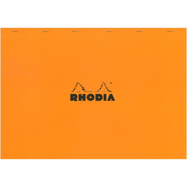 RHODIA Notizblock No. 38, DIN A3+, kariert, orange