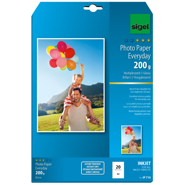 sigel InkJet-Everyday-Foto-Papier "HOT DEAL", DIN A4
