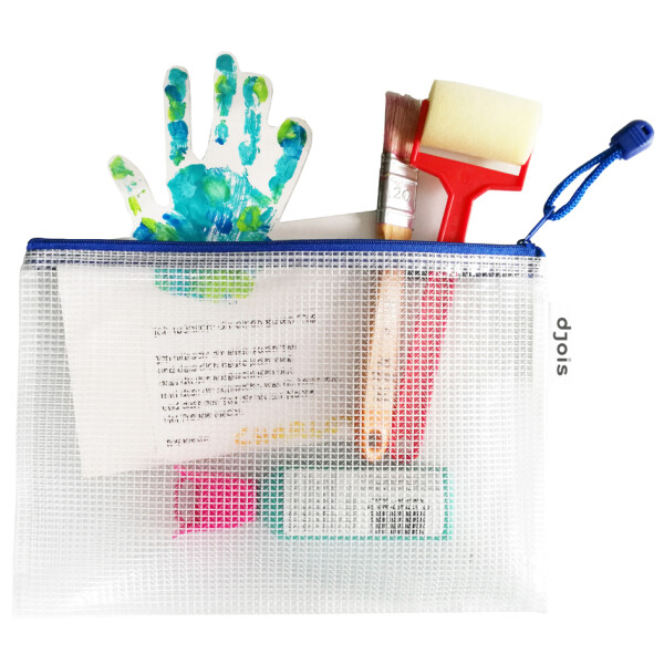 djois by tarifold Reißverschlusstasche ZIPPER, DIN A5, blau