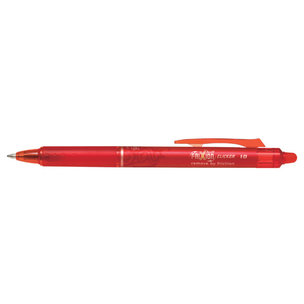PILOT Tintenroller FRIXION BALL CLICKER 10, rot