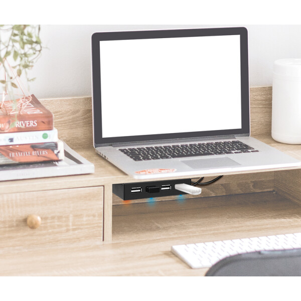 LogiLink USB 2.0 Hub, 4 Port, für Wandmontage