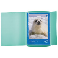 HERMA Eckspannermappe, PP, DIN A3, grau-transluzent