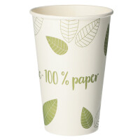 PAPSTAR Papp-Trinkbecher "pure" ZERO, 0,1 l, beige lila