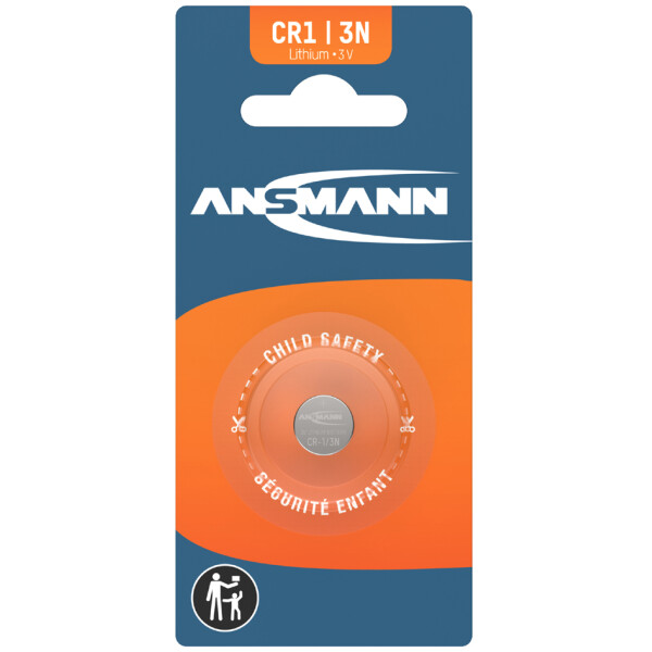 ANSMANN Lithium Knopfzelle "CR2016", 3,0 Volt, 1er-Blister