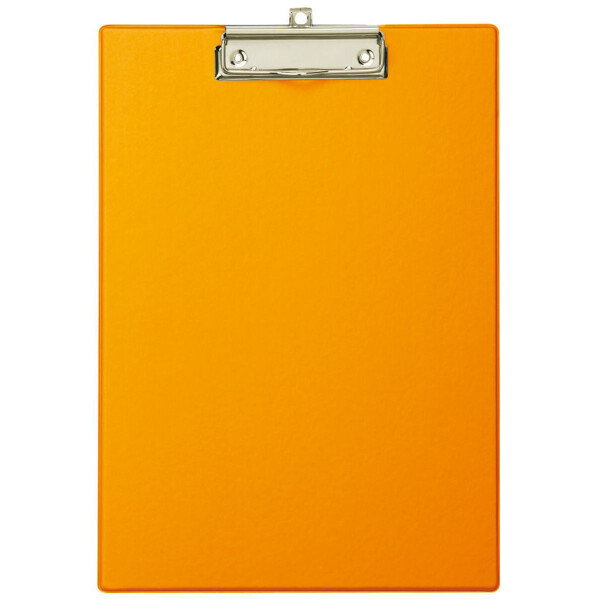 MAUL Klemmbrett, DIN A4, mit Folien&uuml;berzug, orange