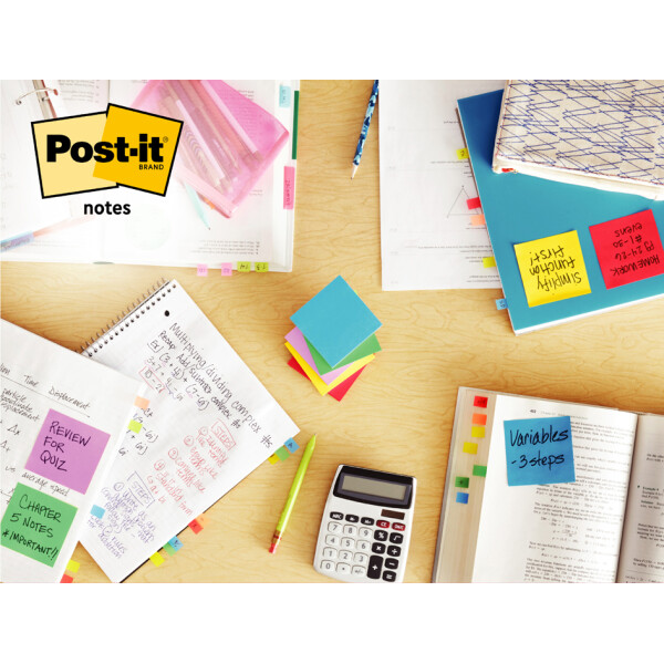 Post-it Haftnotiz-Würfel notes, 76 x 76 mm, blau