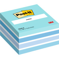 Post-it Haftnotiz-Würfel notes, 76 x 76 mm, blau