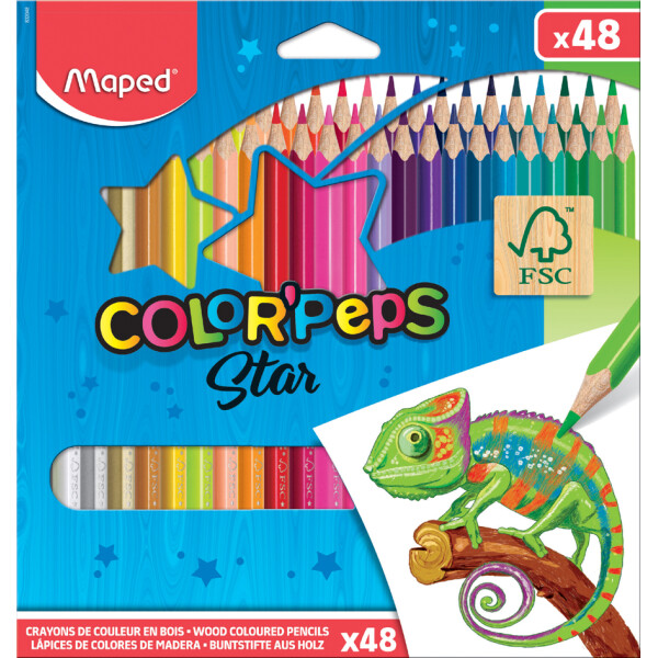 Maped Dreikant-Buntstift COLORPEPS Star, 36er Kartonetui
